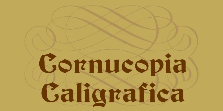 Cornucopia Caligrafica author illustration