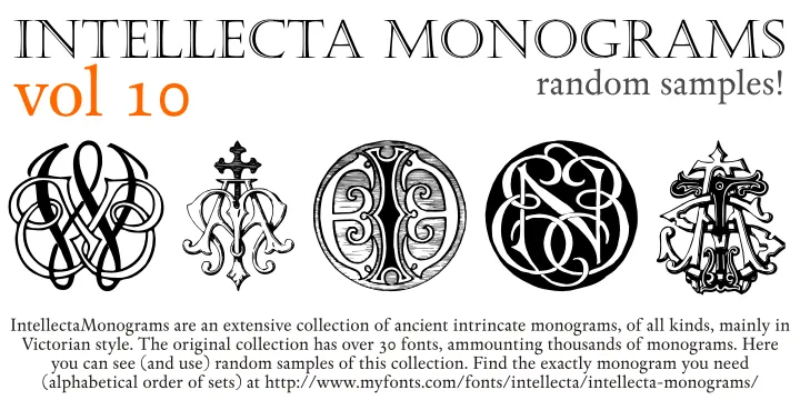 Intellecta Monograms Random Samples Ten author illustration