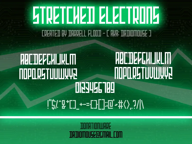 Stretched Electrons author illustration